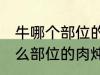 牛哪个部位的肉炖的牛肉汤好喝 牛什么部位的肉炖的牛肉汤好喝